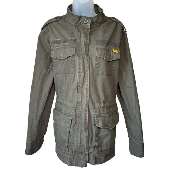 Old Navy Olive Khaki Military Jacket - Size XXL / Gorpcore Utility Outdoor - Picture 1 of 13